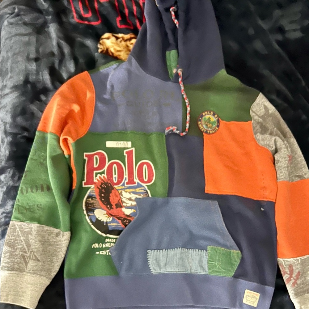 Men’s Polo Ralph Lauren Country Patchwork Hoodie